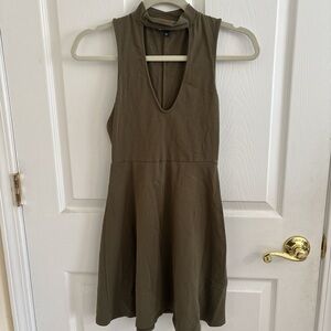 Express Olive Dress